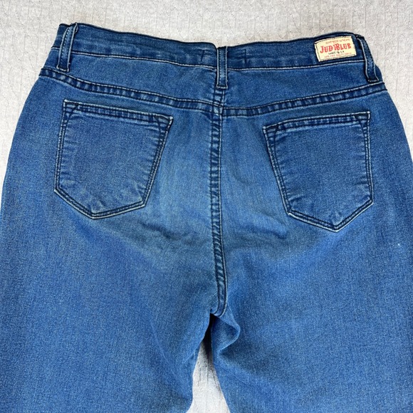 vintage Judy Blue Slim Fit stretch women 9/29X30 high rise USA Dark Wash Pants - Picture 9 of 9
